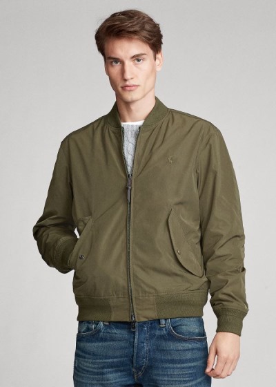 Chaqueta Bomber Polo Ralph Lauren Hombre Verde Oliva - Lightweight - AUSVT7938